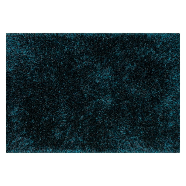 Blue/Black 5'-0 x 7'-6 Loloi LINDEN SHAG Area Rug Blue/Black 5'-0 x 7'-6 Loloi LINDEN SHAG Area Rug